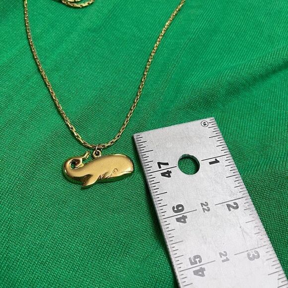 Napier Whale Necklace VTG Signed - Picture 3 of 9